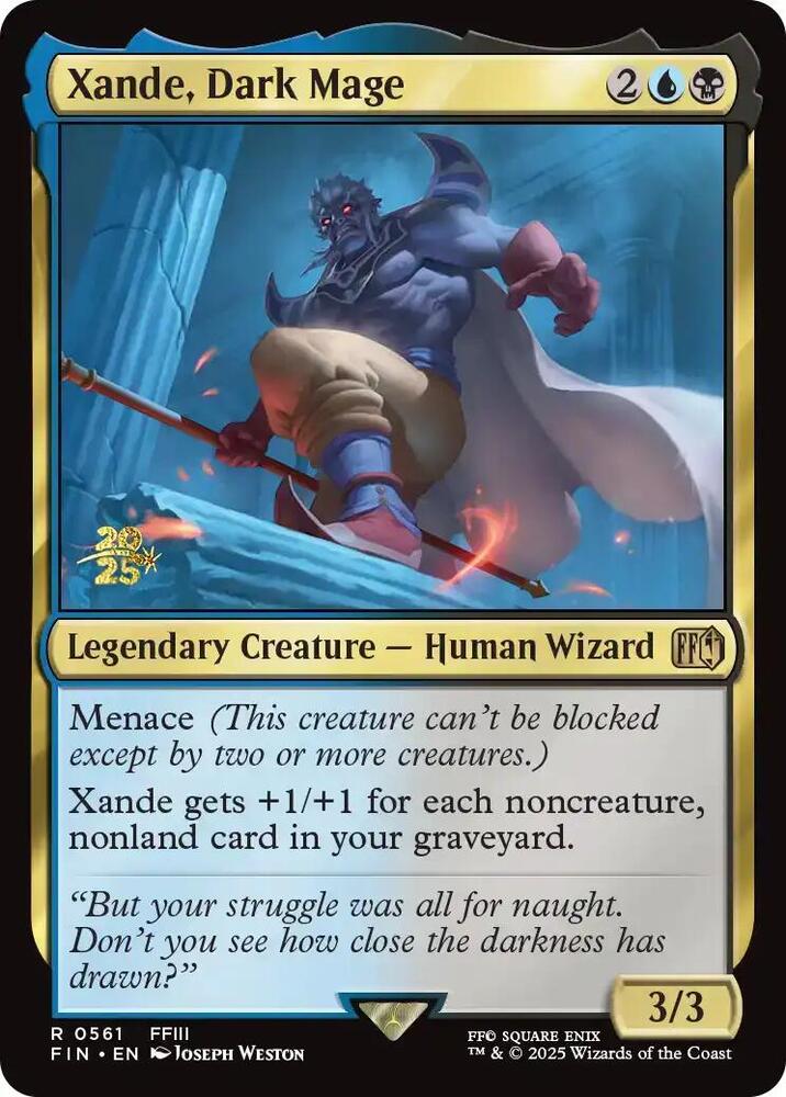Xande, Dark Mage (561) [Prerelease Cards]