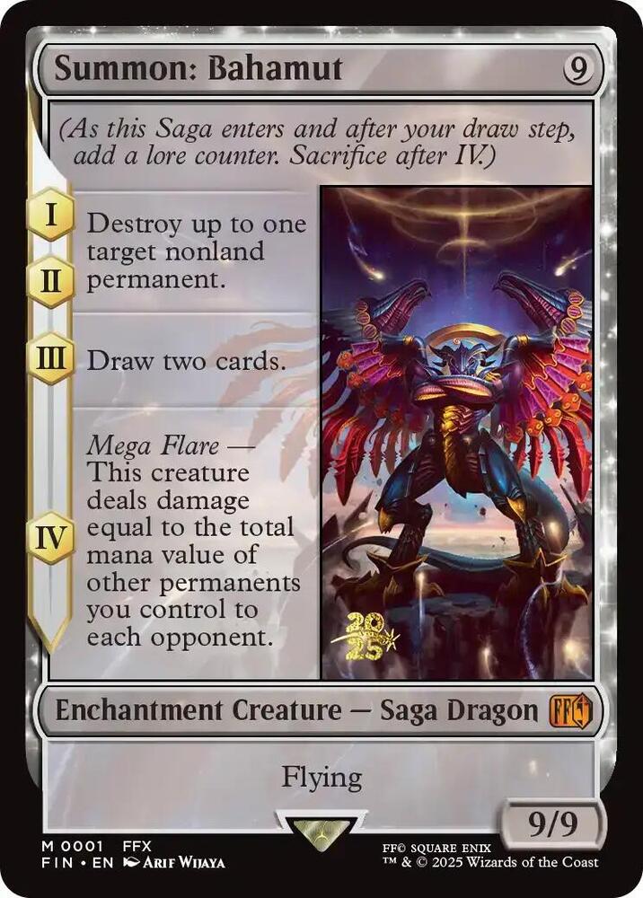 Summon: Bahamut (1) [Prerelease Cards]