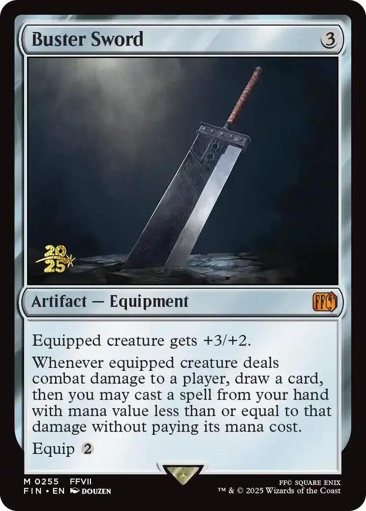 Buster Sword (255) [Prerelease Cards]