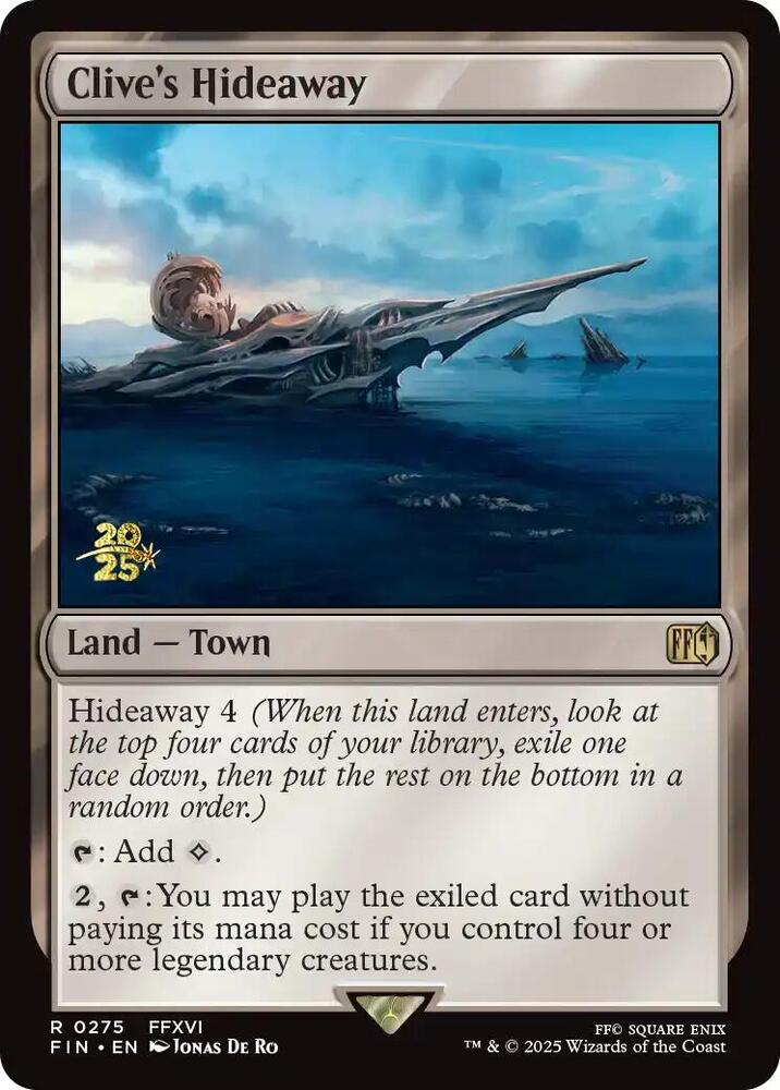 Clive's Hideaway (275) [Prerelease Cards]