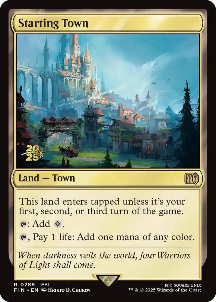 Starting Town (289) [Prerelease Cards]