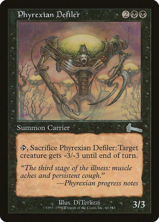 Phyrexian Defiler (60) [Urza's Legacy]