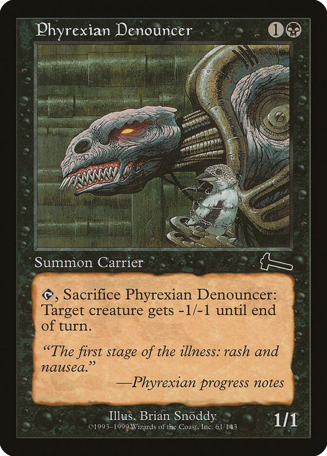 Phyrexian Denouncer (61) [Urza's Legacy]