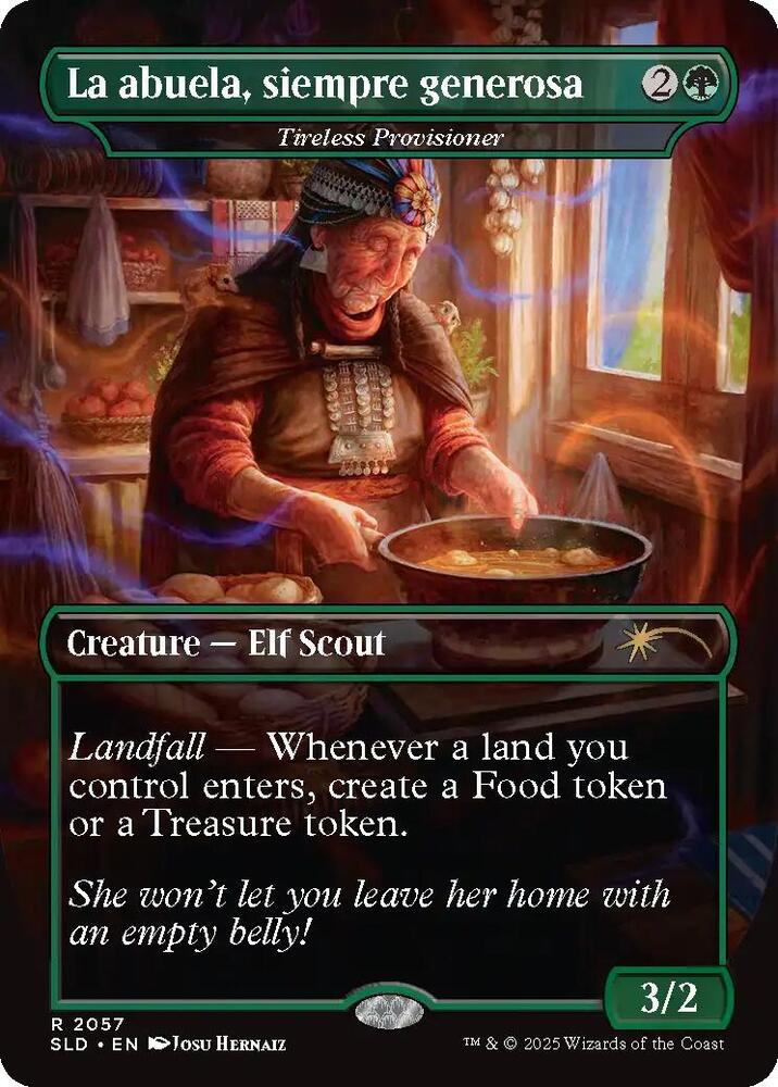 La abuela, siempre generosa - Tireless Provisioner (2057) [Secret Lair Drop]