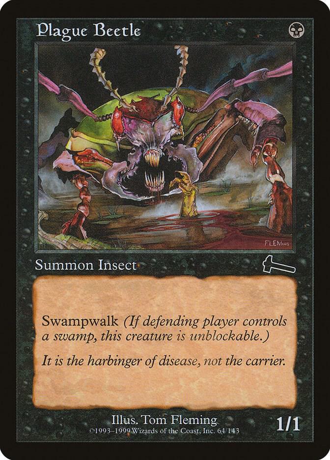 Plague Beetle (64) [Urza's Legacy]