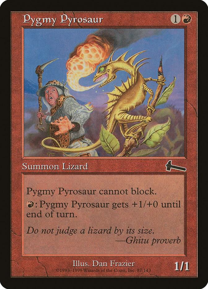 Pygmy Pyrosaur (87) [Urza's Legacy]