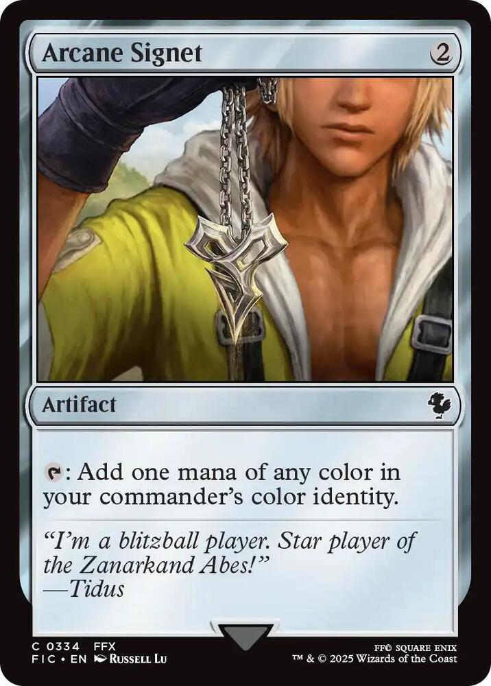 Arcane Signet (0334) (Surge Foil) [Final Fantasy Commander]