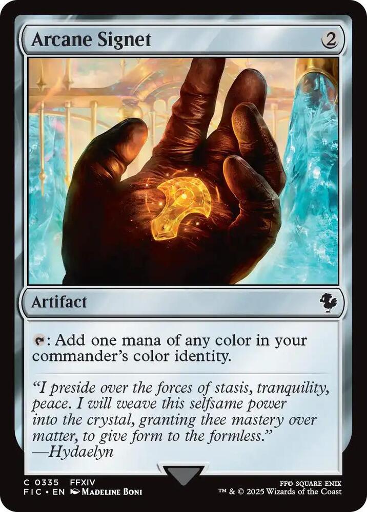 Arcane Signet (0335) (Surge Foil) [Final Fantasy Commander]