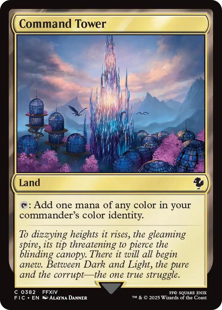 Command Tower (0382) (Surge Foil) [Final Fantasy Commander]