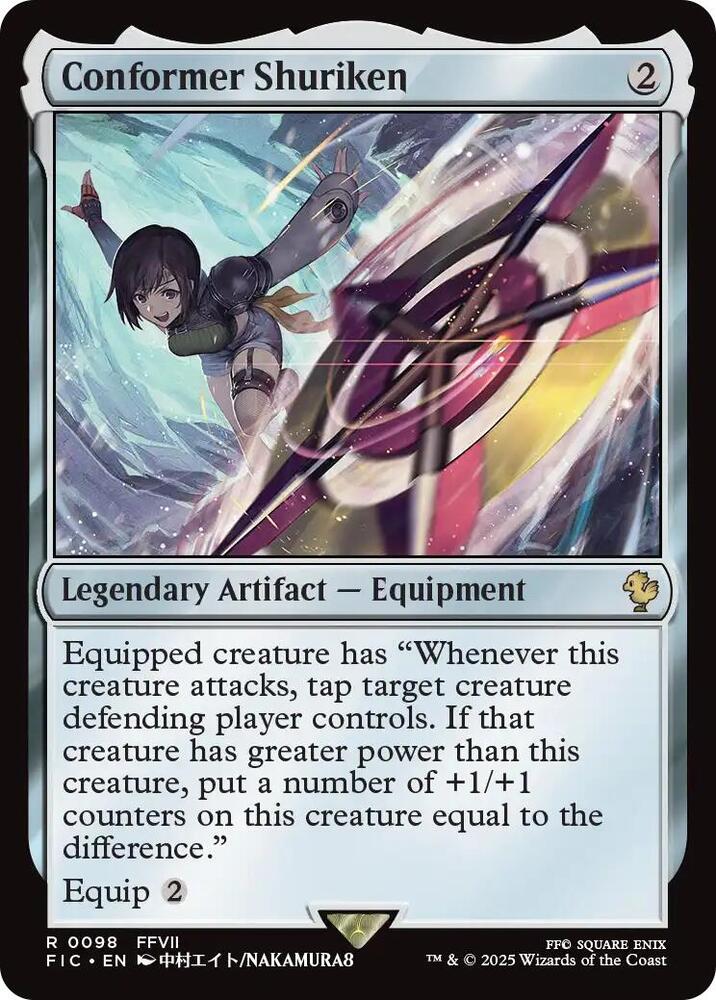 Conformer Shuriken (Surge Foil) (98) [Final Fantasy Commander]