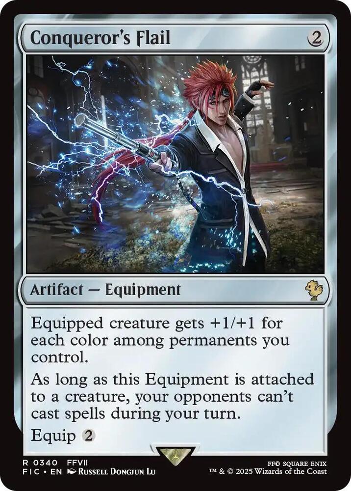 Conqueror's Flail (Surge Foil) (340) [Final Fantasy Commander]