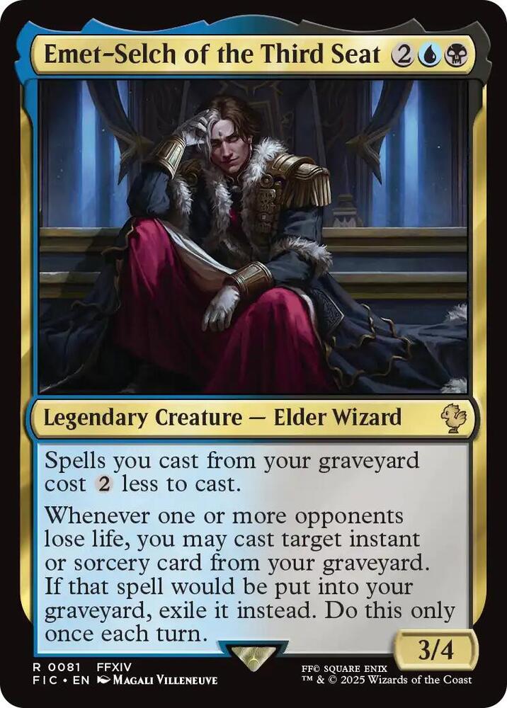 Emet-Selch of the Third Seat (Surge Foil) (81) [Final Fantasy Commander]