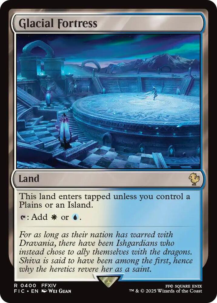 Glacial Fortress (Surge Foil) (400) [Final Fantasy Commander]