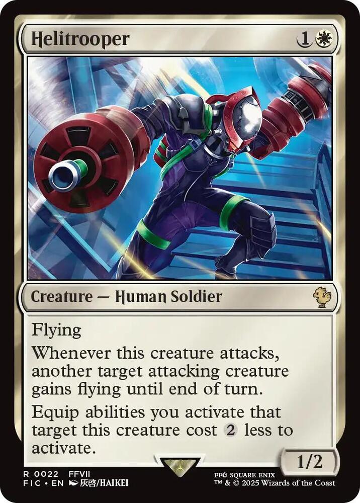 Helitrooper (Surge Foil) (22) [Final Fantasy Commander]