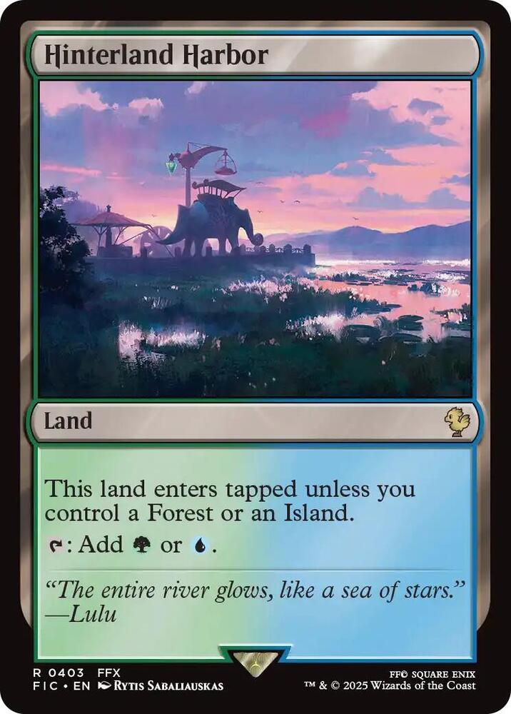 Hinterland Harbor (Surge Foil) (403) [Final Fantasy Commander]