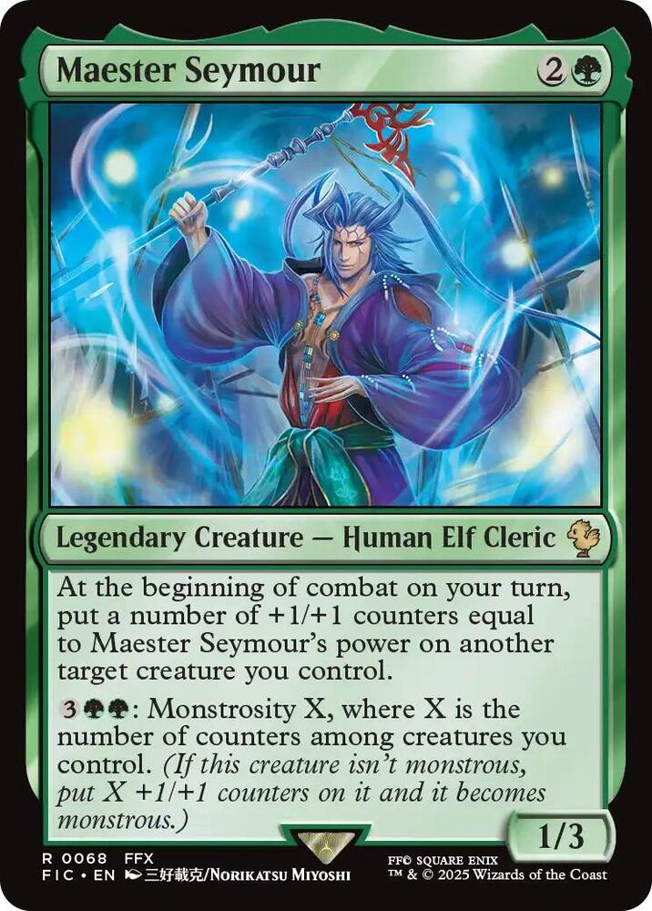 Maester Seymour (Surge Foil) (68) [Final Fantasy Commander]