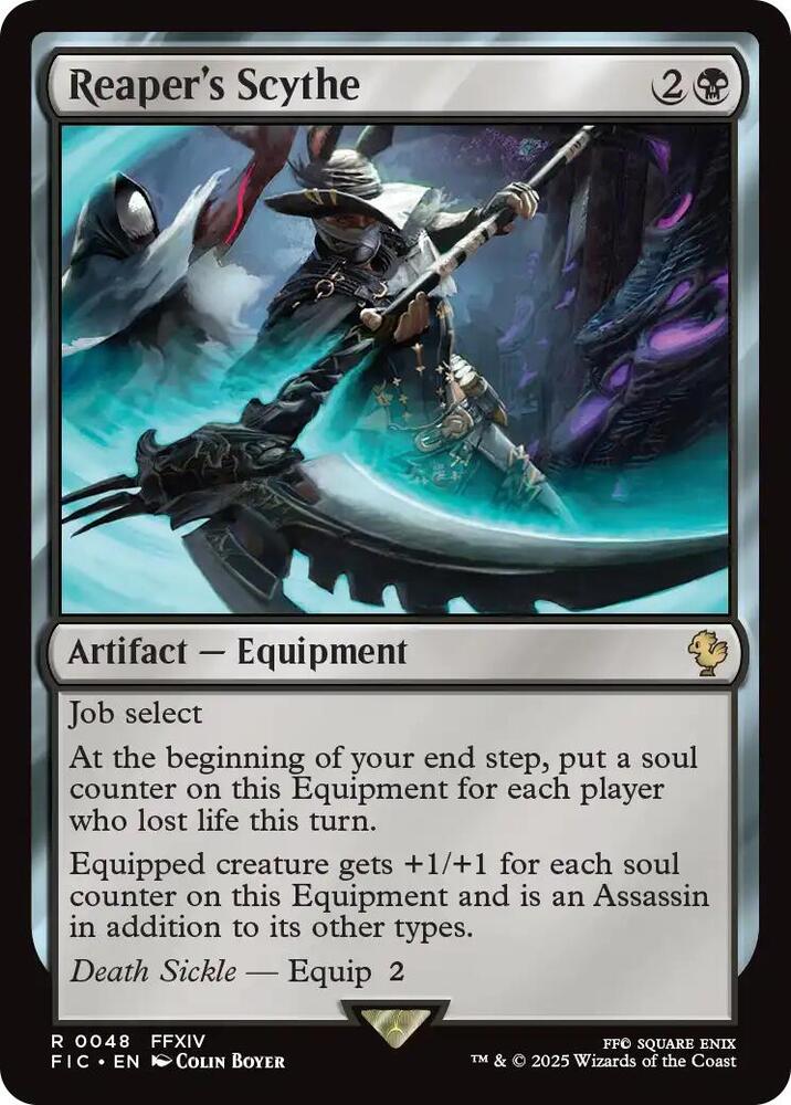 Reaper's Scythe (Surge Foil) (48) [Final Fantasy Commander]