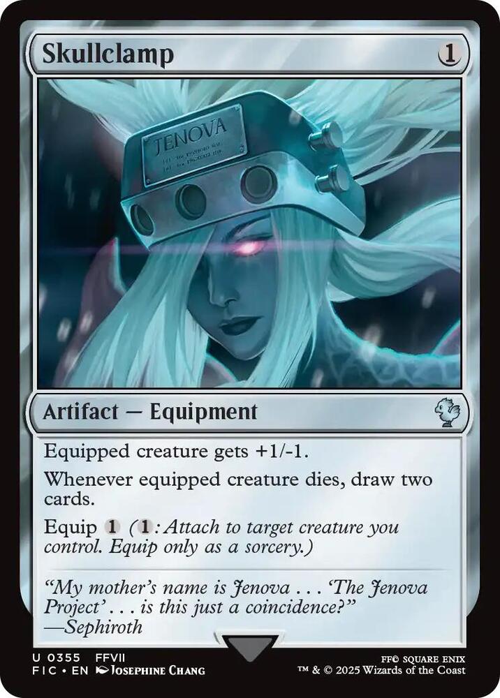 Skullclamp (Surge Foil) (355) [Final Fantasy Commander]