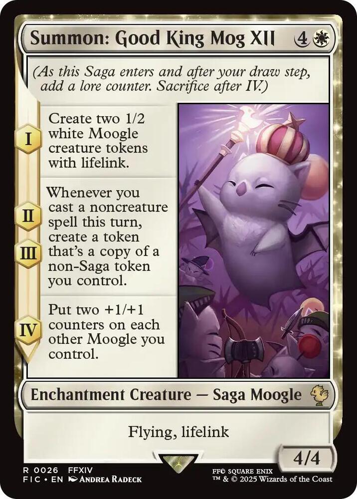 Summon: Good King Mog XII (Surge Foil) (26) [Final Fantasy Commander]