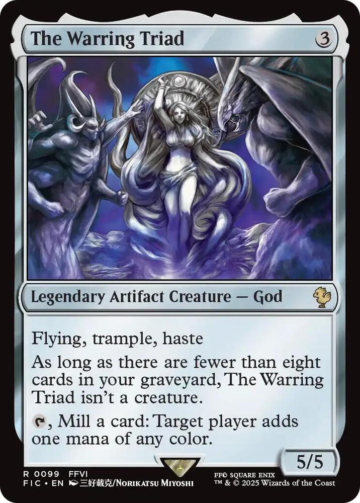 The Warring Triad (Surge Foil) (99) [Final Fantasy Commander]