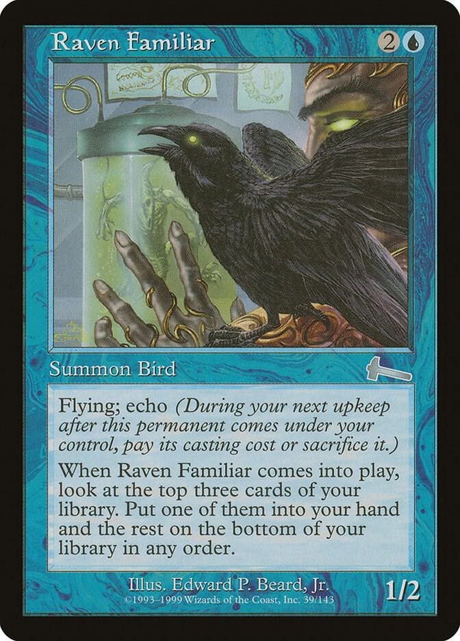 Raven Familiar (39) [Urza's Legacy]