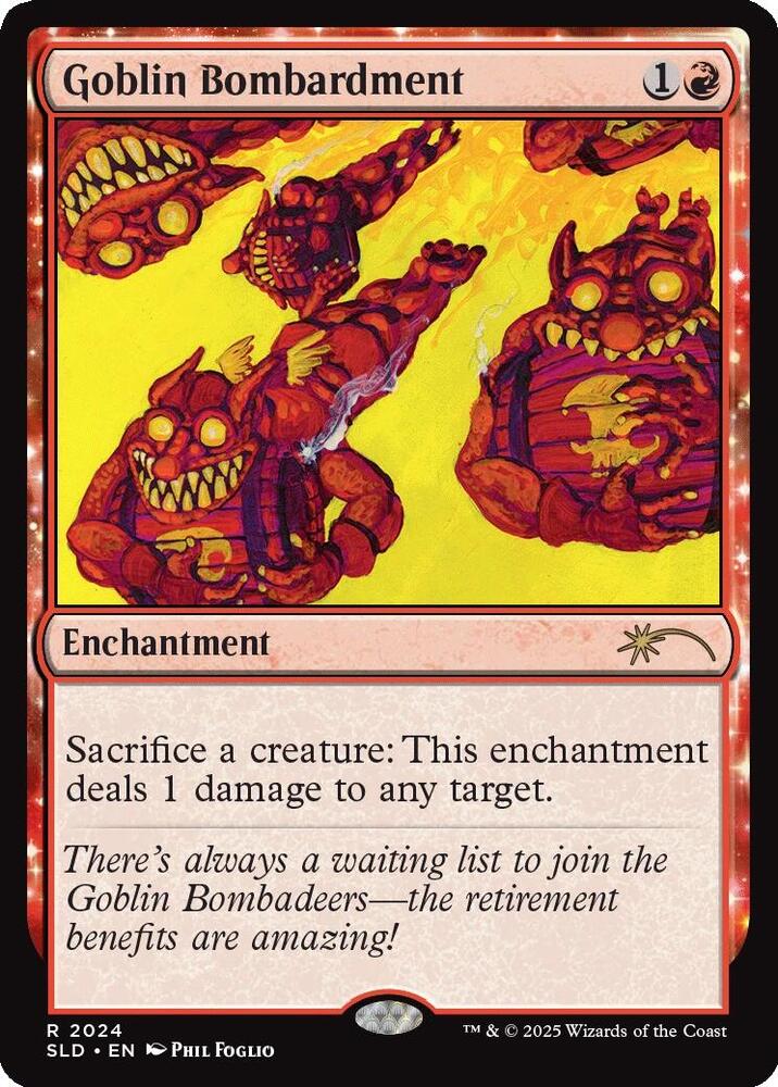 Goblin Bombardment (2024) [Secret Lair Drop]