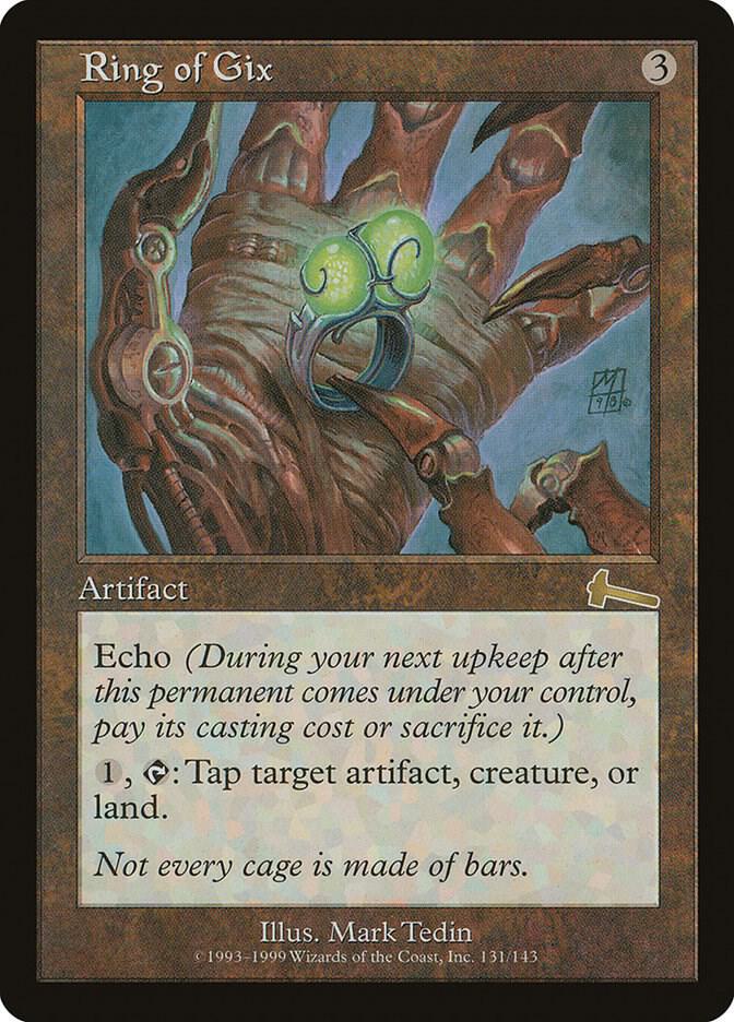 Ring of Gix (131) [Urza's Legacy]