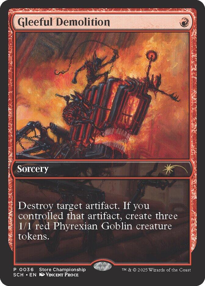 Gleeful Demolition (36) [Game Day Promos]