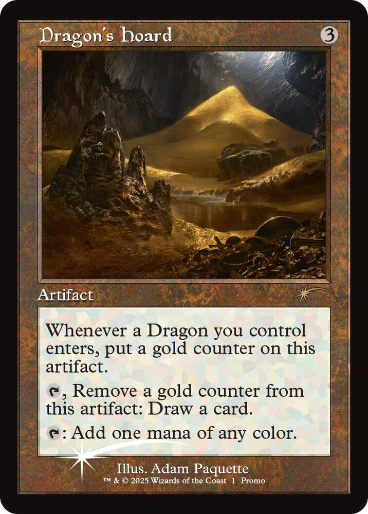 Dragon's Hoard (Retro Frame) (1p) [WPN & Gateway Promos]