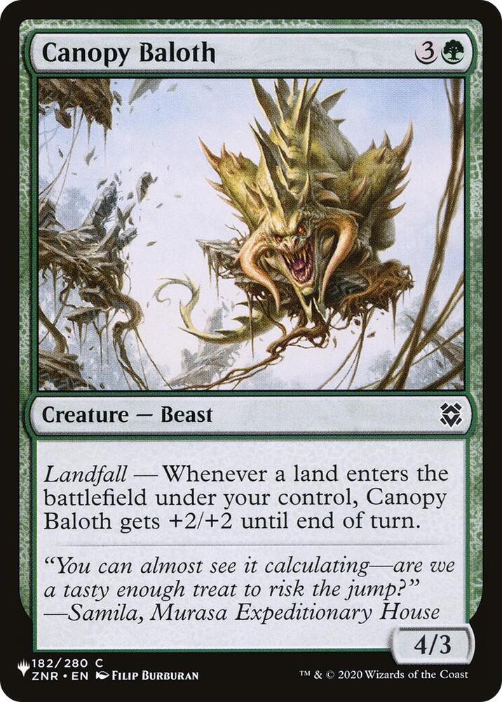 Canopy Baloth (182/280) [The List]