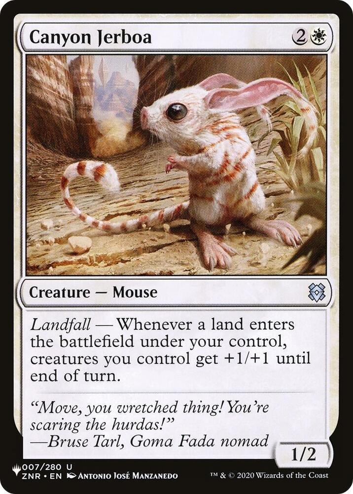 Canyon Jerboa (007/280) [The List]