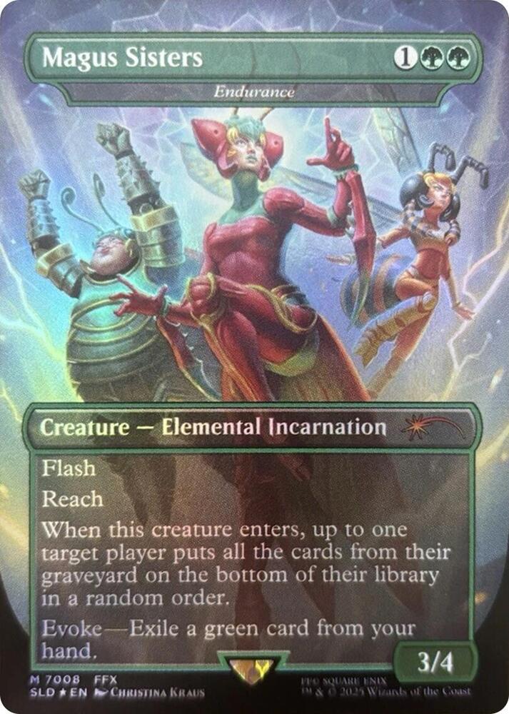 Magus Sisters - Endurance (Rainbow Foil) (7008) [Secret Lair Drop]