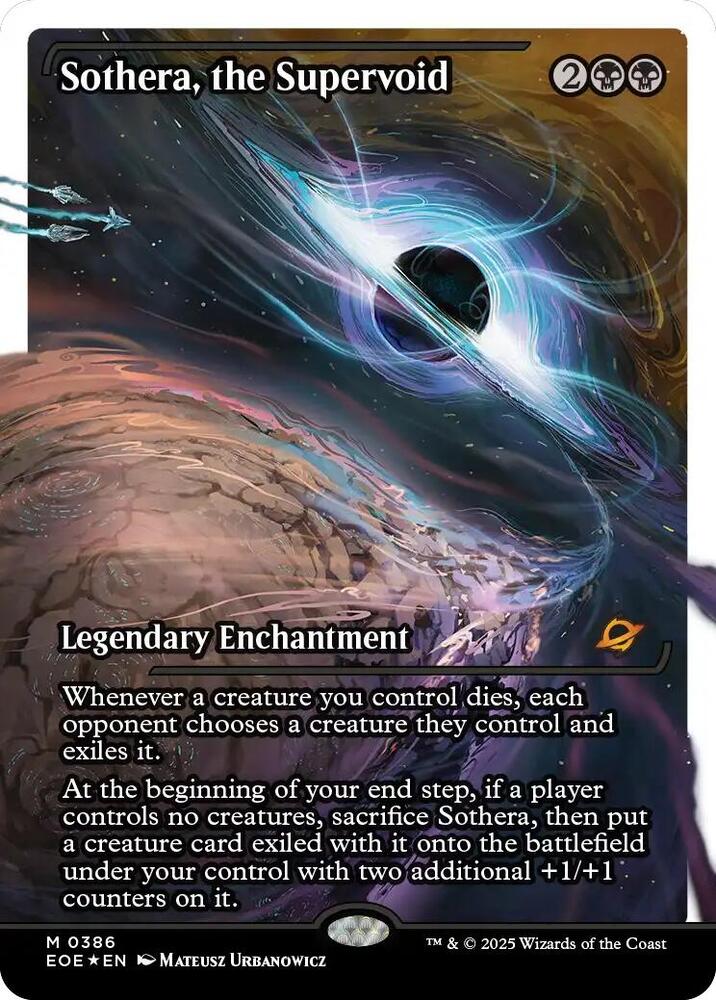 Sothera, the Supervoid (Showcase) (Fracture Foil) (386) [Edge of Eternities]