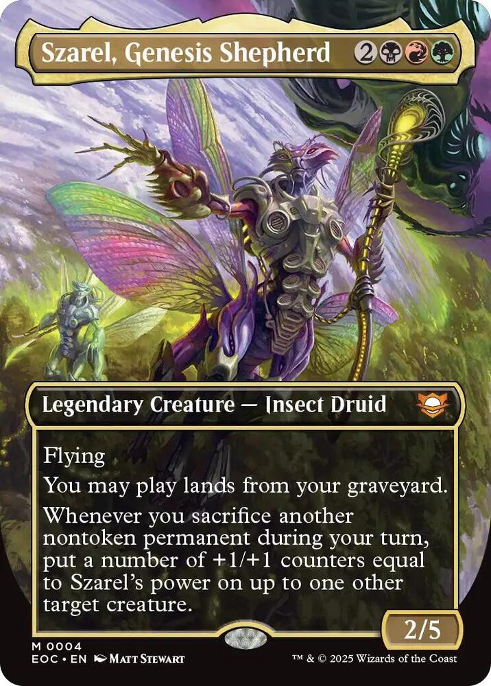 Szarel, Genesis Shepherd (Borderless) (4) [Edge of Eternities Commander]