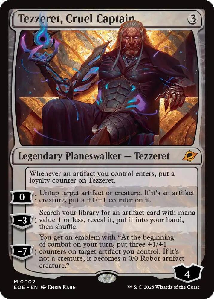 Tezzeret, Cruel Captain (2) [Edge of Eternities]