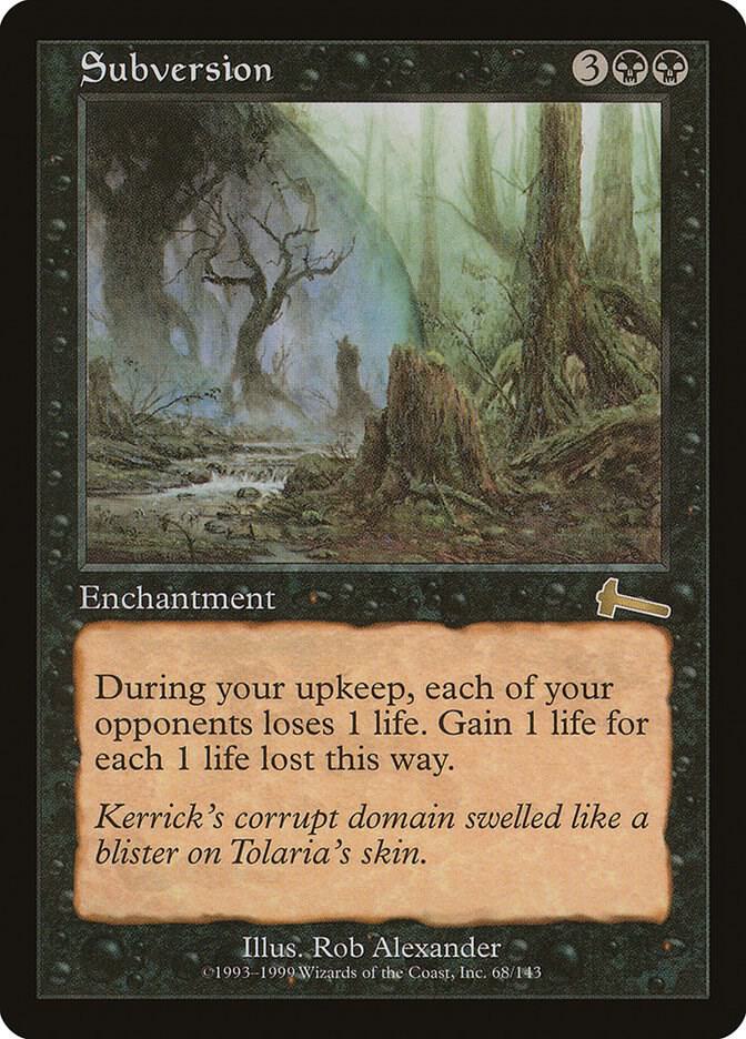 Subversion (68) [Urza's Legacy]