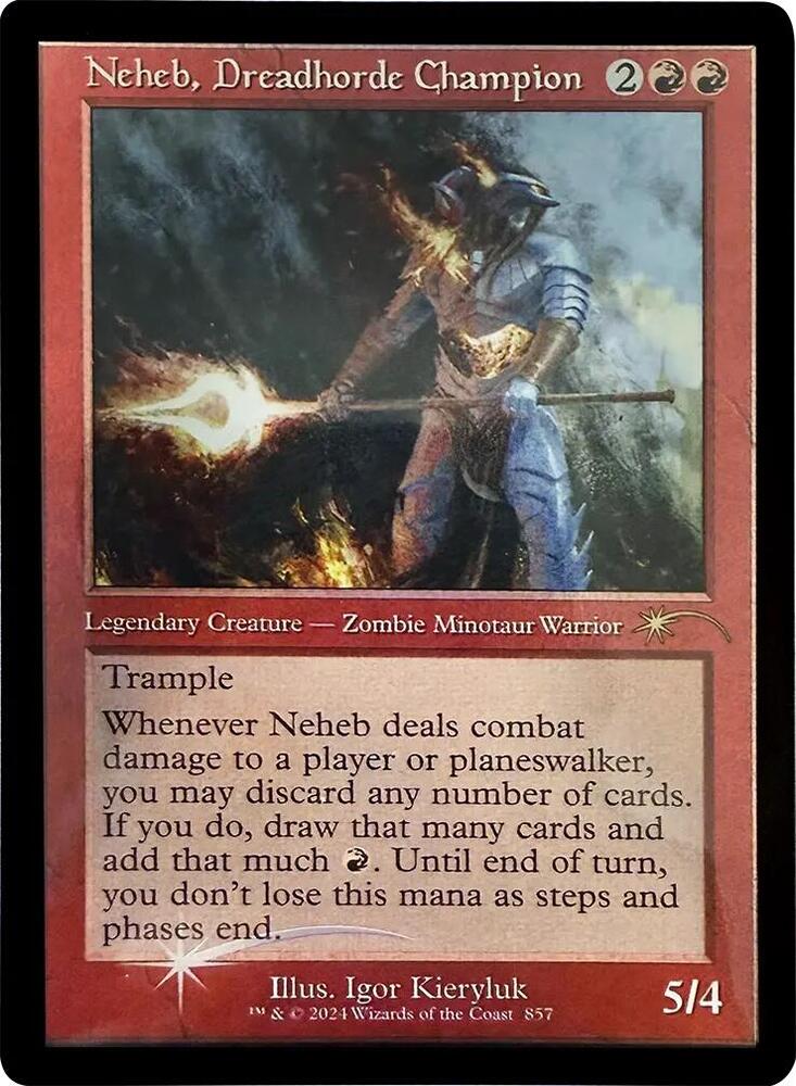 Neheb, Dreadhorde Champion (Retro Frame) (857) [Secret Lair Drop]