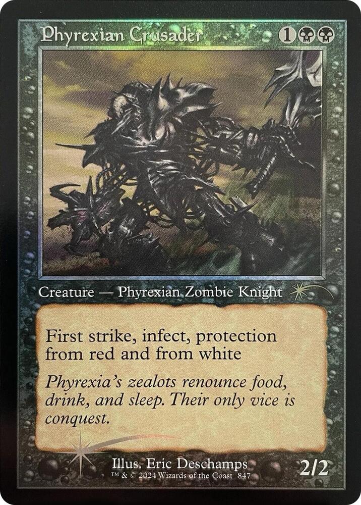 Phyrexian Crusader (Retro Frame) (847) [Secret Lair Drop]
