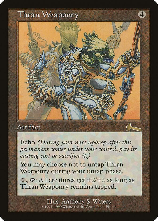 Thran Weaponry (135) [Urza's Legacy]