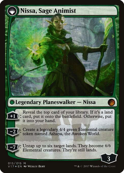 Nissa, Vastwood Seer (15) [From the Vault: Transform] Reverse