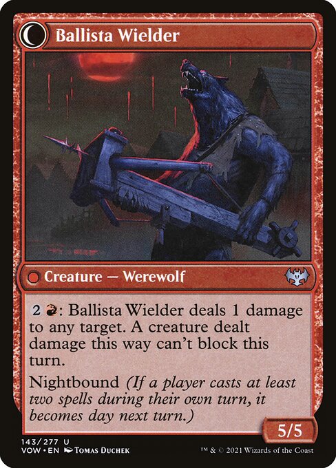 Ballista Watcher (143) [Innistrad: Crimson Vow] Reverse