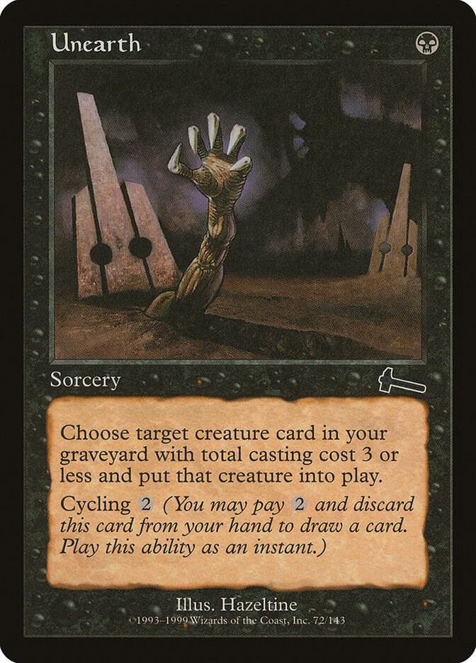 Unearth (72) [Urza's Legacy]