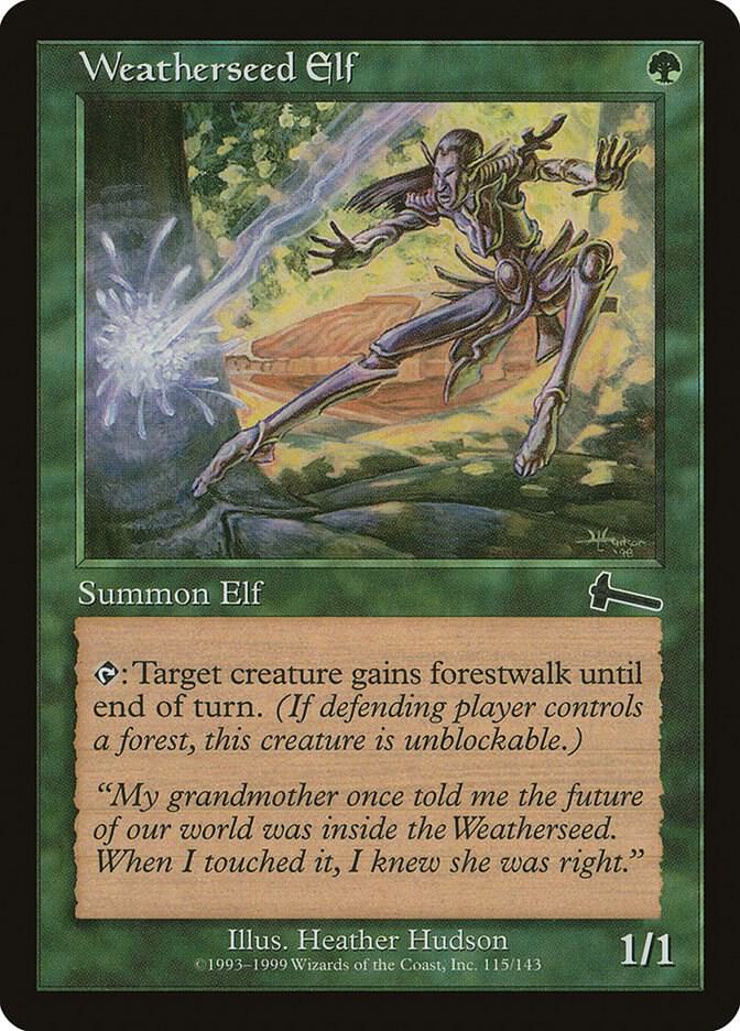 Weatherseed Elf (115) [Urza's Legacy]