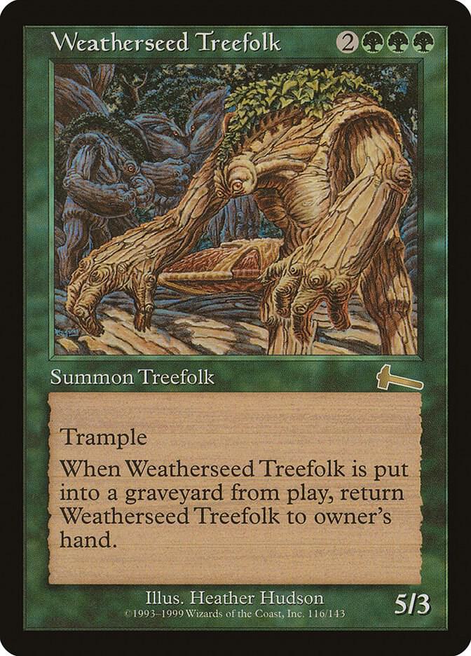 Weatherseed Treefolk (116) [Urza's Legacy]