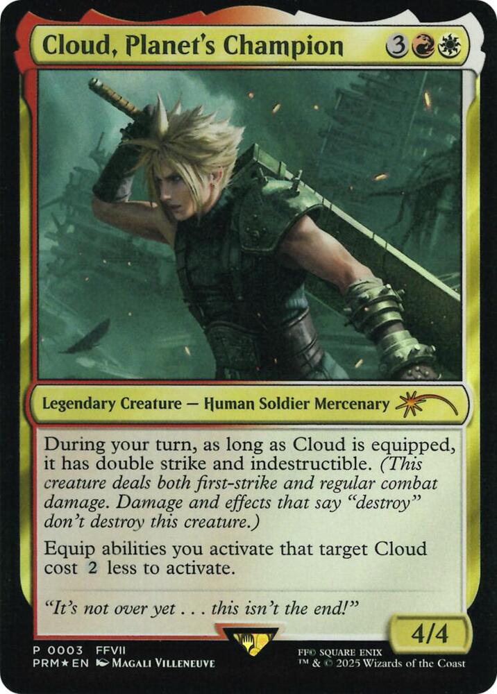 Cloud, Planet's Champion (Costco Bundle) (3) [Unique and Miscellaneous Promos]