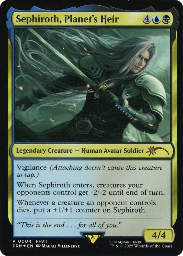 Sephiroth, Planet's Heir (Costco Bundle) (4) [Unique and Miscellaneous Promos]