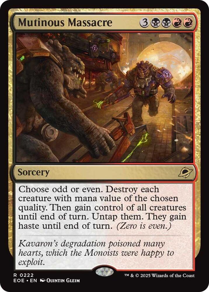 Mutinous Massacre (222) [Edge of Eternities]