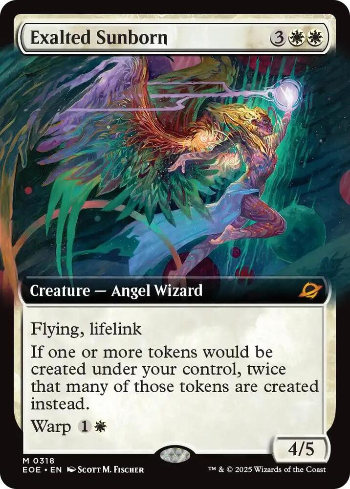 Exalted Sunborn (Extended Art) (318) [Edge of Eternities]