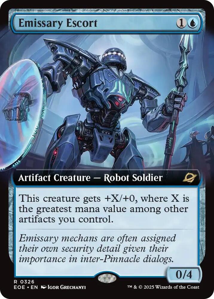 Emissary Escort (Extended Art) (326) [Edge of Eternities]