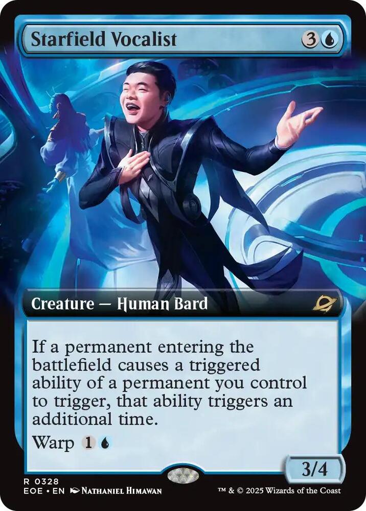 Starfield Vocalist (Extended Art) (328) [Edge of Eternities]